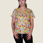 Grace Printed Scrub Top