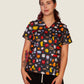 Grace Printed Scrub Top